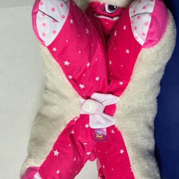 FlipaZoo Flip N Play Friends Sparkle Kitty to Glitter Unicorn  Soft Cuddly Cute - Picture 10 of 11